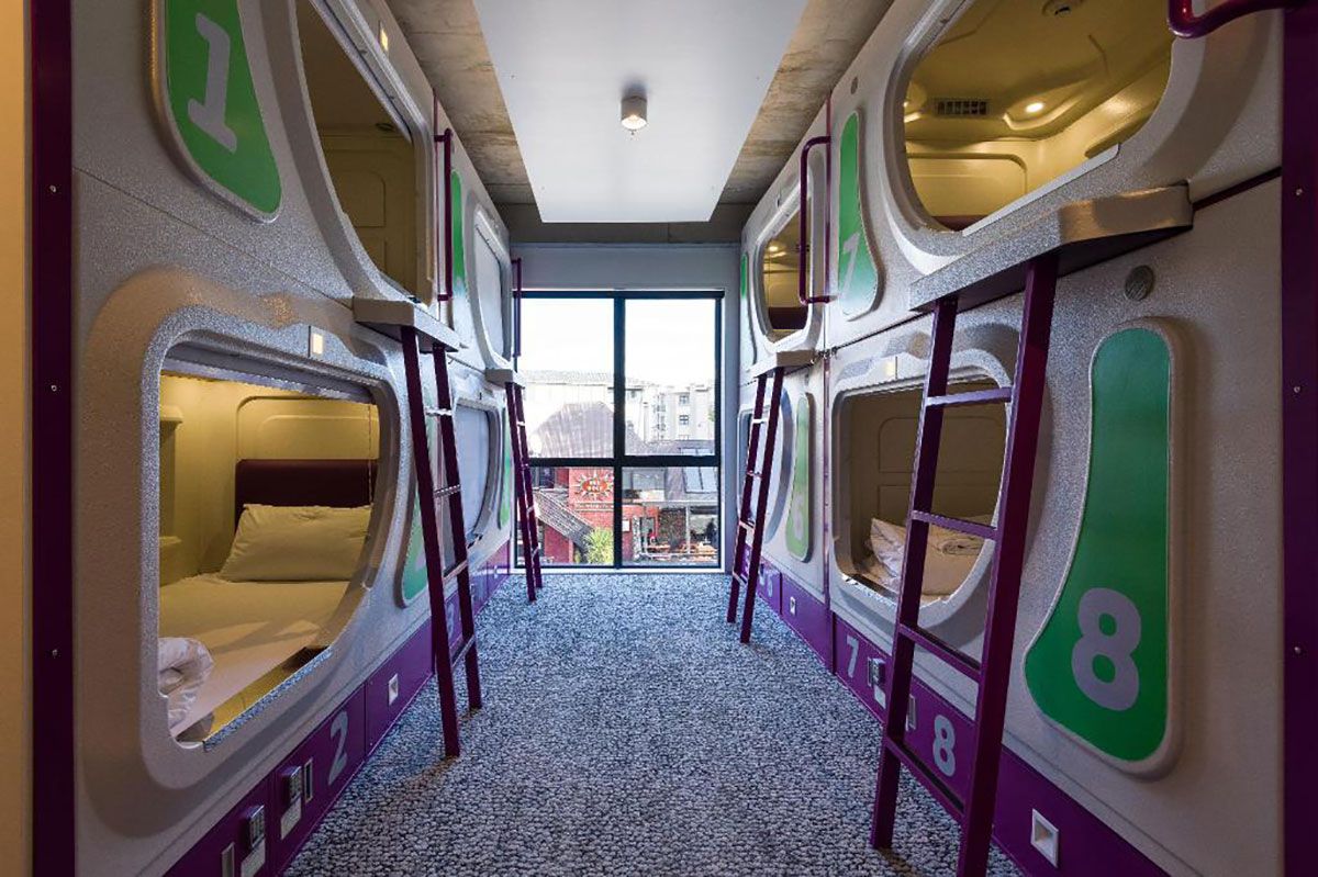 One of the best hostels in New Zealand, Jucy Snooze