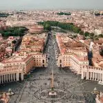 View over Vatican City, Rome
