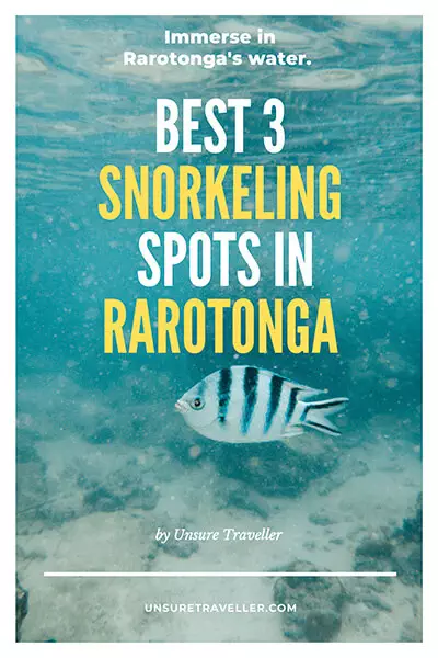 Best 3 snorkelling spots in Rarotonga
