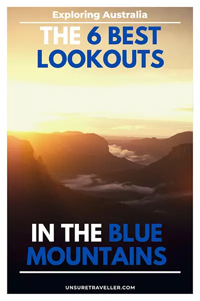 The 6 best Lookouts in the Blue Mountains Australia Pinterest Pin
