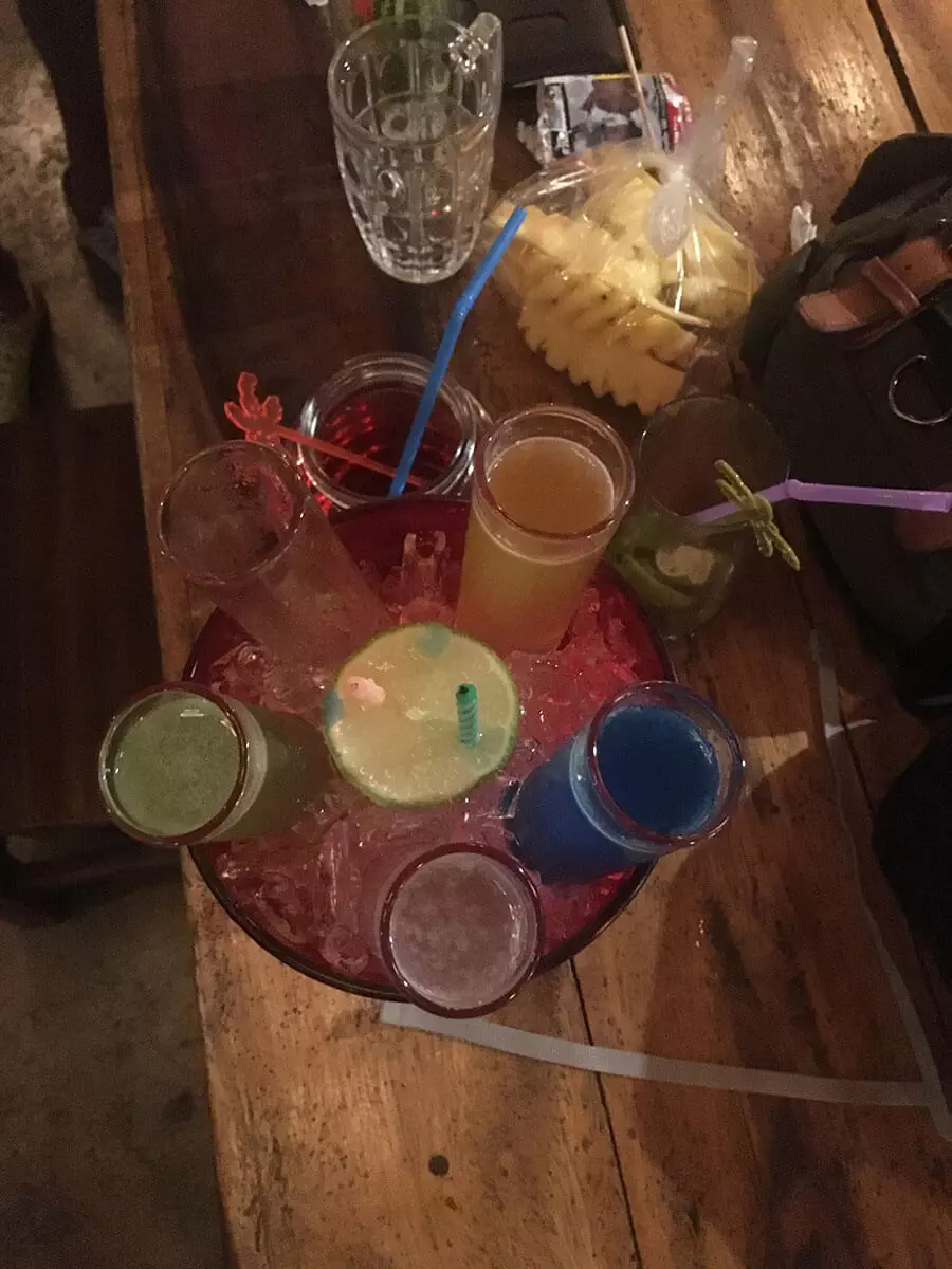 How I celebrated my 23rd birthday in Thailand - the famous 6 colourful drinks