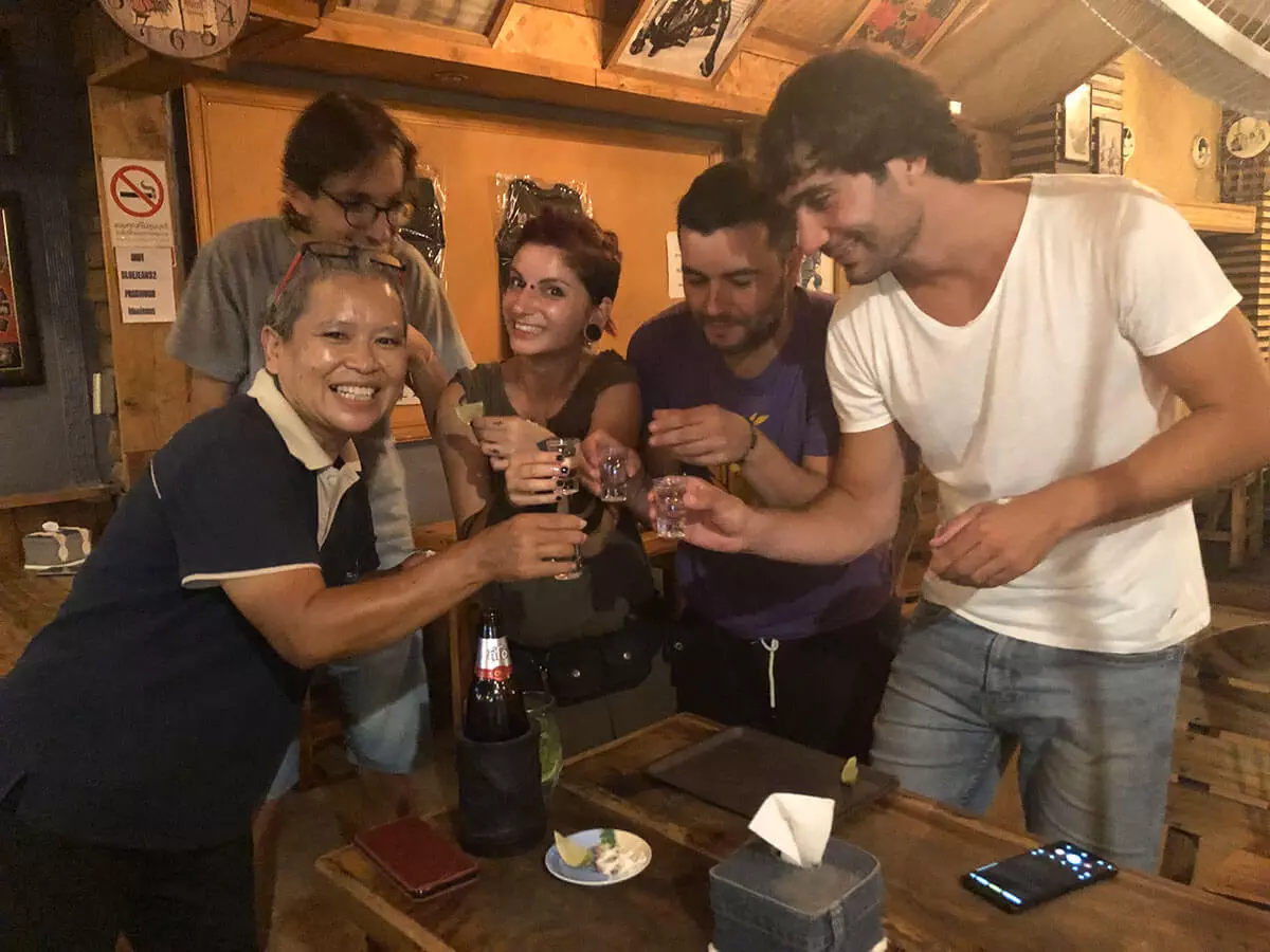 How I celebrated my 23rd birthday in Thailand - My new Kanchanaburi family