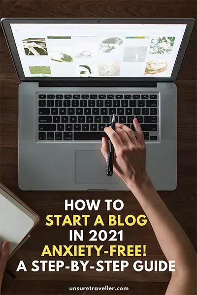 how to start a blog in 2021 anxiety-free