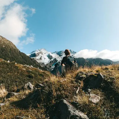 Overlooking Mount Cook